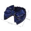LALAFINA 2pcs Bowknot Hair Golden Trim for Professional and Daily Use Elegant Hair Bun Net for and Dance view 2