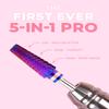 Kiara Sky 5-In-1 PRO Series Drill Bit | Universal 3/32" Shank | 3 Grits XC-M-XXF & R cut tip | PURPLE view 2