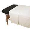 10 Pack Organic Cotton Basket Weave Massage Table Blanket by Body Linen, 100% Organic Cotton, 66 by 90 Inches, Pleasant Cream Color. Warm, Soft and Eco-friendly view 3