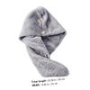 Zerodeko 2pcs Thick Hair Drying Wrap Towel Button Design Quick Drying Hair Hat for Women Soft Bathing Cap for Home Travel Use view 3