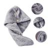 Zerodeko 2pcs Thick Hair Drying Wrap Towel Button Design Quick Drying Hair Hat for Women Soft Bathing Cap for Home Travel Use view 4