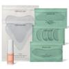 Dermaclara Silicone Patch Cheek to Cheek Kit - Anti Wrinkle Face Patches for Forehead, Smile Lines, Reusable Pads, Up to 30 Uses - 1 Forehead, 4 Eye & Mouth, 1 Neck, 2 Chest & 1 Patch Prep Cleanser view 1