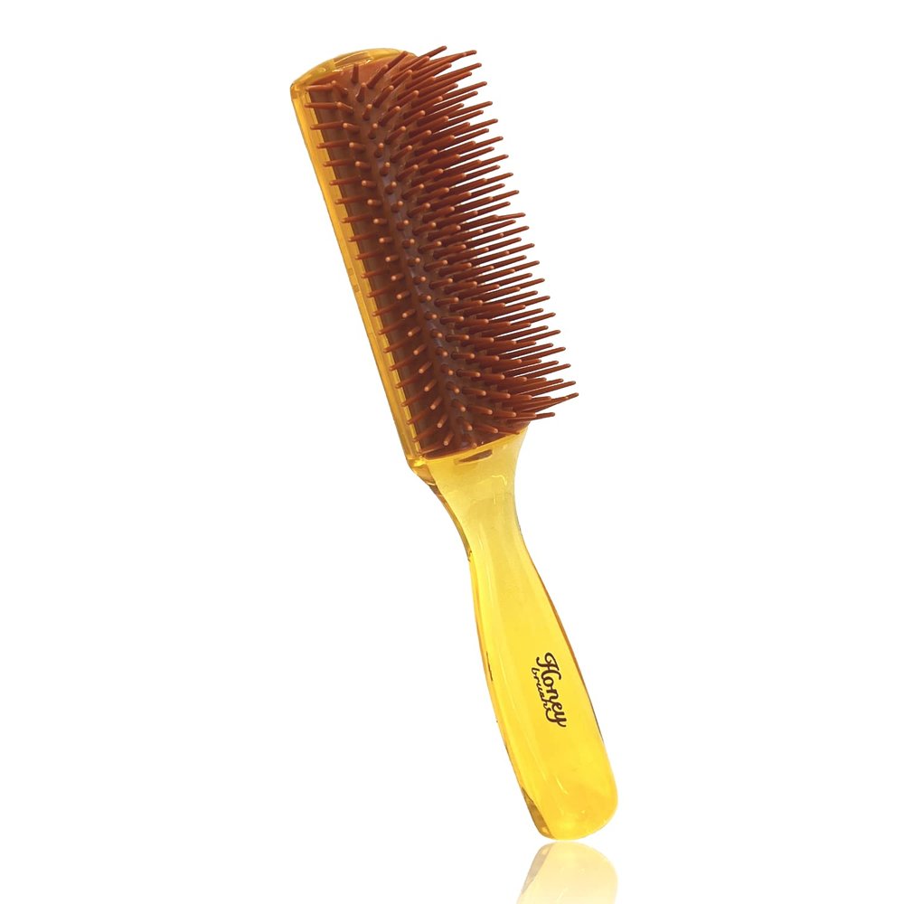 VESS Honey Blow Brush H-1000, with Comb Honey and Royal Jelly Blended, 9-row pins, Made in Japan