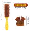 VESS Honey Blow Brush H-1000, with Comb Honey and Royal Jelly Blended, 9-row pins, Made in Japan view 2