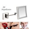 3X Wall Mounted Makeup Mirror for Bathroom,360 Degree Swivel Rotation with Distortion Free View view 2