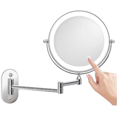 8" Wall Mounted Makeup Mirror 10x Wall Makeup Vanity Mirror Double Sided,Shaving Makeup