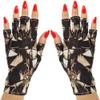 ManiGlovz - The ORIGINAL UPF 50+ UV Light Protective Nail Gloves | Gel Manicure and Anti UV Fingerless Gloves for Women | Can be Used as Sun Protection Gloves for Driving | Diamond Crush view 1