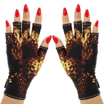 ManiGlovz - The ORIGINAL UPF 50+ UV Light Protective Nail Gloves | Gel Manicure and Anti UV Fingerless Gloves for Women | Can be Used as Sun Protection Gloves for Driving | The Blaze