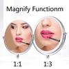 8 Inch Wall Mounted Makeup Mirror Lighted,Swivel Extendable Vanity Mirror On/Off Button,for Bathroom Chrome Finished(Antiquecopper 3X) (Antiquecopper 3X) view 2