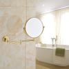8 Inch Wall Mounted Makeup Mirrors Magnifying Extend Sturdy Adjustable Shaving Cosmetic Mirror Bathroom Vanity Mirrors(Gold 3X) (Black 3X) view 2