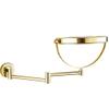 8 Inch Wall Mounted Makeup Mirrors Magnifying Extend Sturdy Adjustable Shaving Cosmetic Mirror Bathroom Vanity Mirrors(Gold 3X) (Black 3X) view 3