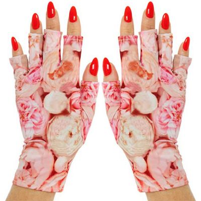 ManiGlovz - The ORIGINAL UPF 50+ UV Light Protective Nail Gloves | Gel Manicure and Anti UV Fingerless Gloves for Women | Can be Used as Sun Protection Gloves for Driving | Jour De Fleur