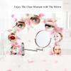 6/8-Inch Wall Mounted Makeup Mirror,Two-Sided Swivel Wall Mount Mirror,3/5/7/10x Magnification,360 Degree Swivel(8in 10x) (6in 3X) view 3