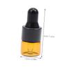 COHEALI 50pcs Glass Sub Bottle Glass Dropper Bottles Empty Sub Empty s Dropper Sample view 2