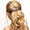 HINZIC 2Pcs Pearl Hair Barrettes, 6Pcs Metal Bobby Pins Sparkly Rhinestone Hair Clips Decorative Wedding Prom Valentines Hair Pins Accessories for Bride Women Girls Fine Thick Long Hair(Silver Gold) view 4