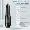 Professional 20000 RPM USB Nail Drill Efile Kit for Acrylic Nails - Manicure & Pedicure Polishing with 6 PCS Nail Drill Bits, Sanding Bands and Brush, Black view 3