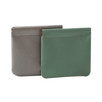 2023 Lambskin Pocket Cosmetic Bag Makeup Pouch for Women Mini Makeup Bag Travel Storage Small Makeup Bag-Waterproof Portable Squeeze Top No Zipper Self-closing for Cosmetics Headphones Jewelry
