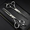 Hair Cutting Shears, 6 Inch Damascus Steel Hair Scissors Cutting Shears Salon Professional Barber Hairdressing Thinning Scissors Styling Tool Scissors (Color : Set add bag) view 1
