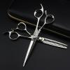 Hair Cutting Shears, 6 Inch Damascus Steel Hair Scissors Cutting Shears Salon Professional Barber Hairdressing Thinning Scissors Styling Tool Scissors (Color : Set add bag) view 2