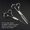 Hair Cutting Shears, 6 Inch Damascus Steel Hair Scissors Cutting Shears Salon Professional Barber Hairdressing Thinning Scissors Styling Tool Scissors (Color : Set add bag) view 3