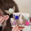 5 Pcs Flying Butterfly Hairpin, 2023 New Butterfly Rhinestone Hair Clips Elegant Metal Side Clip, Moving Flying Butterfly Shiny Hair Clips Barrettes for Women Girls (Set of 5) view 1