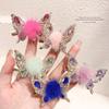 5 Pcs Flying Butterfly Hairpin, 2023 New Butterfly Rhinestone Hair Clips Elegant Metal Side Clip, Moving Flying Butterfly Shiny Hair Clips Barrettes for Women Girls (Set of 5) view 3