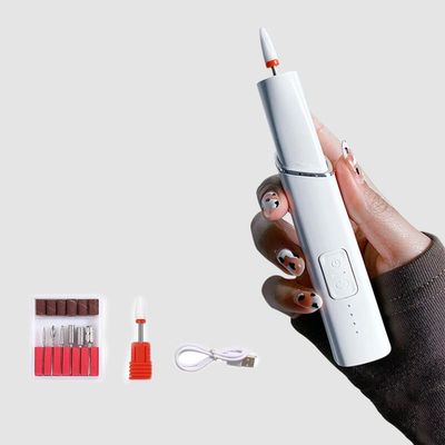 Electric Nail File Drill Rechargeable Portable Manicure Pedicure Machine Kit Set