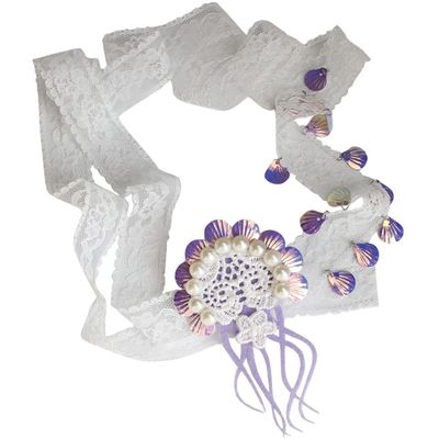 LALAFINA Unique Jellyfish Design Headband Women's Bridal Headdress Simulated Pearl