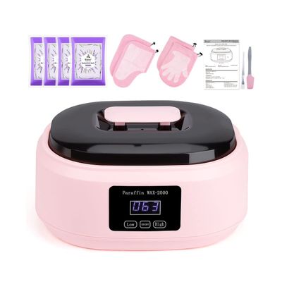 Biutee Paraffin Wax Machine Touchscreen 3500ml Paraffin Wax Warmer with 4 Pack Lavender Wax 30Min Fast Wax Meltdown Temperature Control Paraffin Hot Wax Spa Arthritis Paraffin Bath