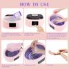 Biutee Paraffin Wax Machine Touchscreen 3500ml Paraffin Wax Warmer with 4 Pack Lavender Wax 30Min Fast Wax Meltdown Temperature Control Paraffin Hot Wax Spa Arthritis Paraffin Bath view 4