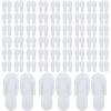 Mepase 90 Pairs Pedi Slippers Disposable Flip Flops Bulk Foam Spa Pedicure Slippers Sandals for Guests Women Men Foot Nail Salon Party Supplies Shower Hotel Favors(White) view 1
