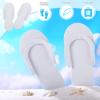 Mepase 90 Pairs Pedi Slippers Disposable Flip Flops Bulk Foam Spa Pedicure Slippers Sandals for Guests Women Men Foot Nail Salon Party Supplies Shower Hotel Favors(White) view 4