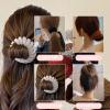 Bird Nest Hair Clips Holder, 5 Pcs Ponytail Holder Hairpin, Retractable Hair Bun Maker Thin Thick Hair Claw Clamps for Women Girls (5 PCS) view 3