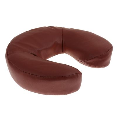 Massage Table Cradle Pillow insserts, PU Leather and Foam Inserted, for Beauty Salon Spa (Red)