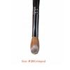 Yasterd Acrylic Nail Brush 100% Kolinsky Acrylic Brushes for Nails Size 20 Oval Crimped Shaped Nail Brushes for Acrylic Application Black Wood Handle Professional Nail Art Powder Brush Manicure Tool view 2