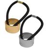 LALAFINA 2pcs Punk Metallic Elastic Hair Ties for Women and Girls Reflective Mirror Finish Ponytail Holders Comfortable Bands for Daily Wear Sports and Parties view 1