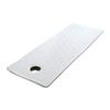 Massage Table Mattress Cover with Elastic Bands Quilted Spa Massage Table Mattress Beauty Bed Sheet Pad with Hole Foam Mattress Topper for Lash Bed Cushion Trapezoid,White 3cm,60x190cm view 1