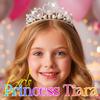 Kilshye Princess Tiara Comb Silver Pearl Heart Crown Combs Rhinestones Costume Hair Accessories for Girls view 3
