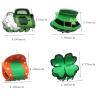 4PK Hair Claw Clips for St. Patrick's Day Hair Accessories for Girls Women Green Claw Clips Irish Day Kids Cute Hair Clips (Color D) view 4