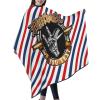 Custom Barbershop Haircut Shaves Barber Cape for Men Women, Personalized Text Logo Salon Haircut Cape, Customized Hair Cutting Cape Hairdressing Apron for Home Salon Barbershop view 3