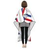 Custom Barbershop Haircut Shaves Barber Cape for Men Women, Personalized Text Logo Salon Haircut Cape, Customized Hair Cutting Cape Hairdressing Apron for Home Salon Barbershop view 4