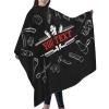 Custom Barber Shop Tools Barber Cape for Men Women, Personalized Text Logo Salon Haircut Cape, Customized Hair Cutting Cape Hairdressing Apron for Home Salon Barbershop view 3