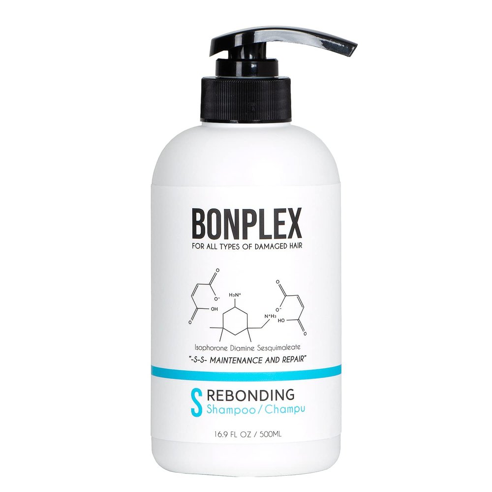 BONPLEX Rebonding Shampoo For All Hair Types | For Damaged, Dry, Brittle, Colored, Permed, and Chemically-Treated Hair | Safe for Hard Water | Reconnect Broken Disulfide Bonds