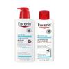 Eucerin Advanced Repair Unscented Body Lotion for Dry Skin (16.9 Fl Oz) + Advanced Cleansing Body and Face Cleanser for Sensitive Skin, Fragrance Free (16.9 Fl Oz) view 1