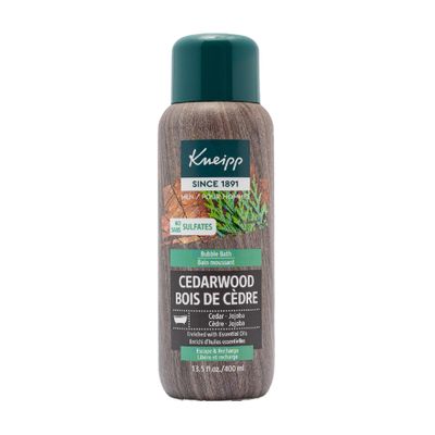 Kneipp Cedarwood Aromatherapy Bubble Bath - Good for a Luxurious Self-Care Experience - for Men Only - Vegan - Sulfate Free - 13.5 fl oz - Up to Eight Baths
