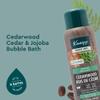 Kneipp Cedarwood Aromatherapy Bubble Bath - Good for a Luxurious Self-Care Experience - for Men Only - Vegan - Sulfate Free - 13.5 fl oz - Up to Eight Baths view 2