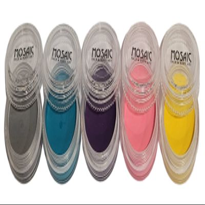 Mosaic HydroCream Water Washable Face Paint Character Packs - Non Staining, Safe Non-Toxic, Hypoallergenic, Moisturizing, Water Activated Vegan Formula (Unicorn 5 Pack)