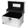 FOMIYES Travel Makeup Box 9.44 Inch Portable Multi-Layer Cosmetic Storage Case with Handle Large Capacity Professional Makeup Artist Organizer view 1