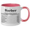 Barber Nutrition Facts Mug Barber Gift For Barber Gift Ideas Barber Appreciation Barber Coffee Mug Barber Cup view 2
