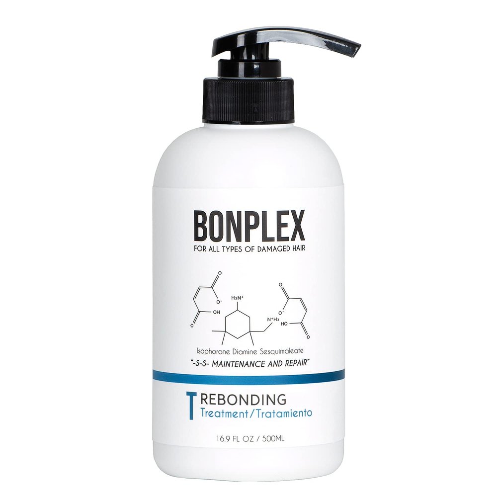 BONPLEX Rebonding Treatment For All Hair Types | For Damaged, Dry, Brittle, Colored, Permed, and Chemically-Treated Hair | Safe for Hard Water | Reconnect Broken Disulfide Bonds